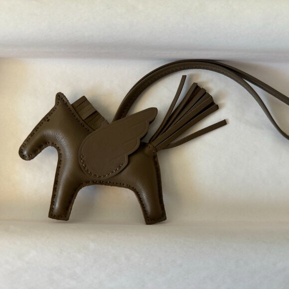 Hermes Rodeo Pegase Pegasus PM Etoupe bag charm for birkin kelly - Picture 3 of 6